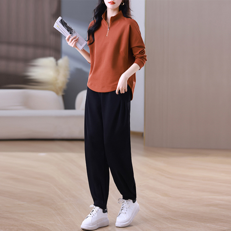 (Mới) Mã L3594 Giá 1880K: Đồ Bộ Nữ Wotdyi Cả Bộ 2 Món Hàng Mùa Xuân Thu Đông Trung Niên Trông Trẻ Hơn Tuổi Thời Trang Nữ Chất Liệu G05 Sản Phẩm Mới, (Miễn Phí Vận Chuyển Toàn Quốc).