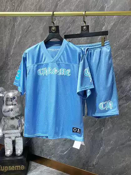 2024 Spring and Summer New Ch Flower Arm Ice Hockey Clothing Suit for Men and Women, One-Piece Drop Shipping, High Street