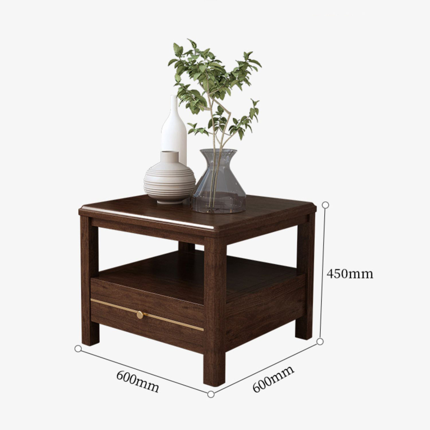 新中式胡桃木实木沙发组合储物现代简约贵妃小户型客厅胡桃木家具