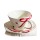 кофейная чашка ins wind bow coffee cup изготовленная на заказ в подглазурном цвете, расписанная вручную красная керамическая чашка и блюдце, набор бытовых чашек для латте mini 4