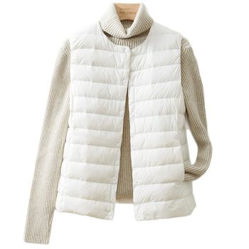 90 down 2025 Autumn and Winter Lightweight down Vest Women's down Vest Women's New down Liner Women's Short Style Inner Wear