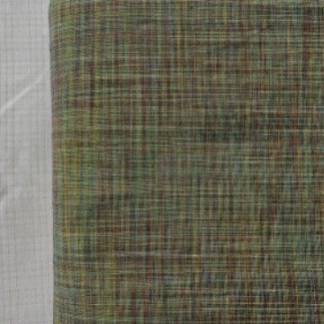 Printed yarn color yarn linen cotton fabric small fresh Korean linen yarn-dyed fabric women's clothing fabric