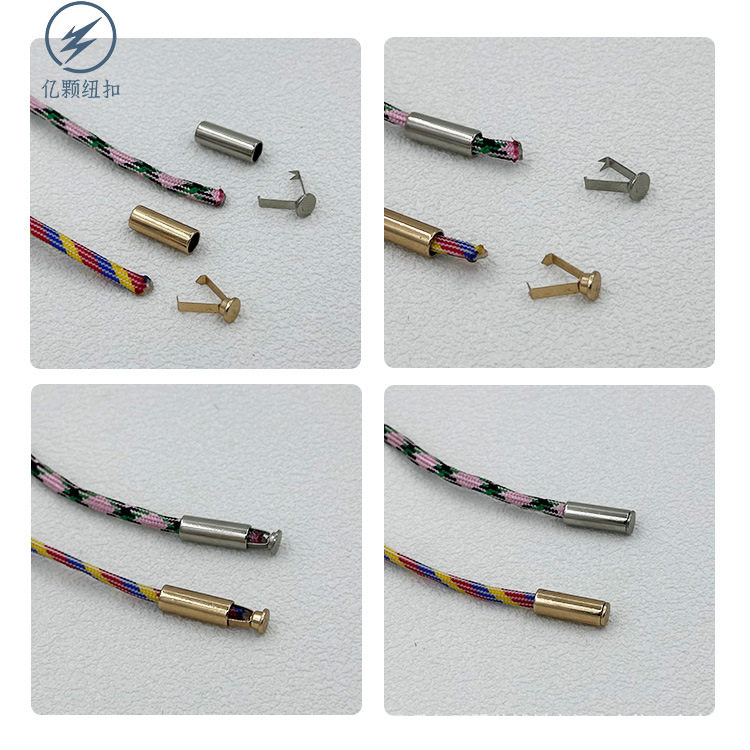 Clock-Shaped Drawstring Buckle with Cover for Sweatshirt, Pants, Hat String, Anti-Slip Buckle, Alloy Material, Metal