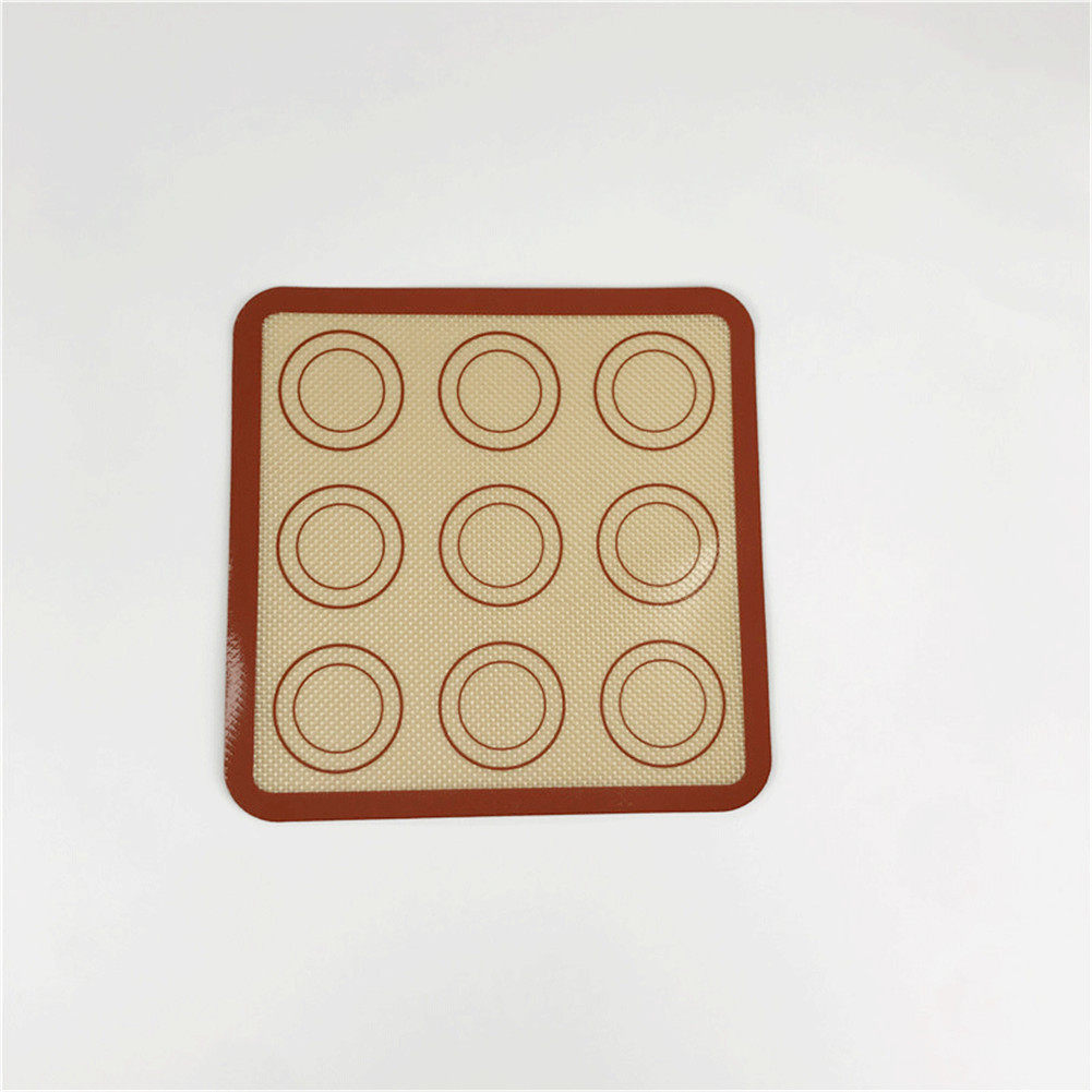 Five-Piece Set of Silicone Baking Mats, Non-Stick Baking Mats, High Temperature Resistant Silicone Fiberglass Oven Mats, Macaron Mats