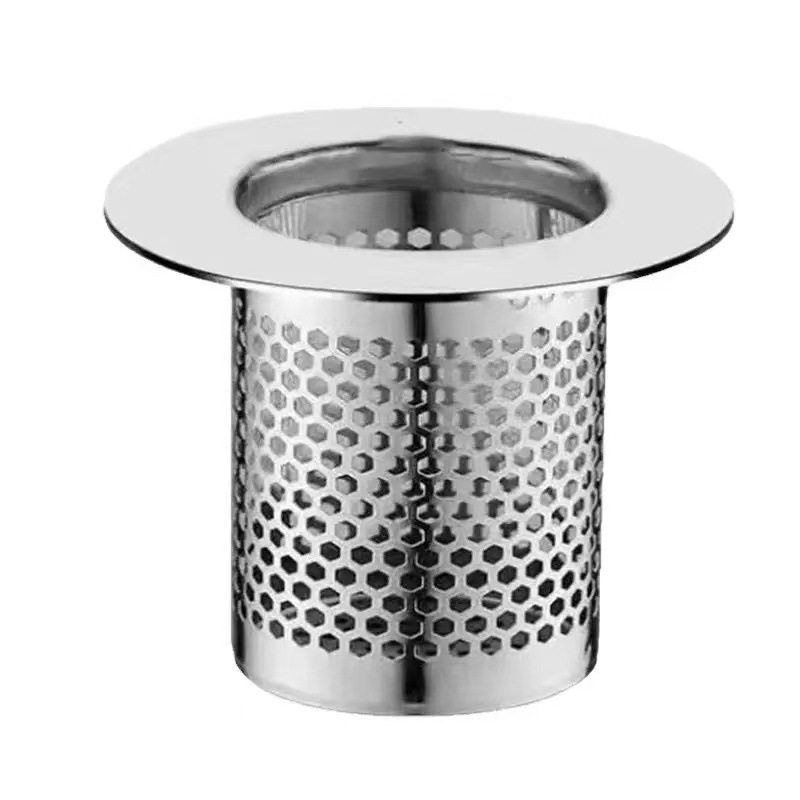 Toilet Bathroom Hair Garbage Sewer Sink Floor Drain Stainless Steel Filter Mesh Insect-proof Anti-blocking Cover Plug Artifact