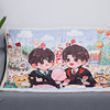 3D Cartoon Printed Flannel Blanket Digital Printing Air Conditioning Blanket Nap Blanket Study Room Knee Blanket Wholesale