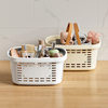 Multi-functional portable storage basket desk books stationery storage bathroom bath basket sundries finishing storage basket