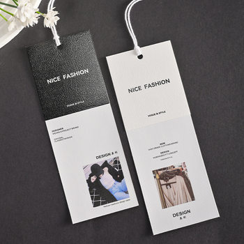 New Clothing Tags, Personalized Texture Tags, Thick Tape, Anti-Tear Hanging Card Design, Custom-Made Trademark Universal Labels