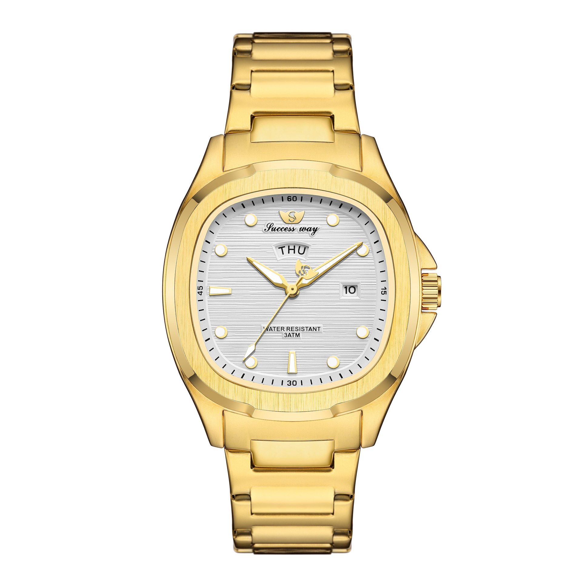 Cross-border Hot Selling Simple Business Men's Watch Brand SUCCESSWAY Fashion Waterproof High-end Light Luxury Watch