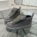 Gray suede high top