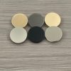 Metal Buttons, Flat High-End Hand-Stitched Buttons, Coat, Trench Coat, High-Neck Sweater, Cardigan Buttons, Exquisite Round Buttons