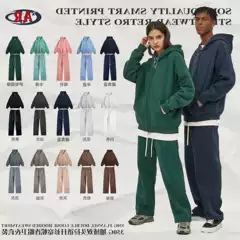 Artie Men's Clothing | 2025 Autumn/Winter New Collection Fleece-Lined Thickened 350g American Style Trendy Brand Zip-Up Men's Sweatshirt and Pants Set
