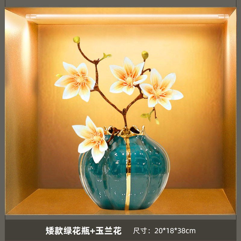 新中式高档酒柜装饰品餐边柜摆件客厅创意家居饰品室内软装装饰