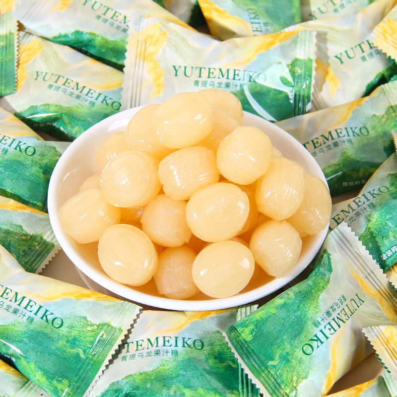 Haneda Mingguo Green Oolong Fruit Juice Flavored Hard Candy Wedding Candy Engagement Souvenir High-Looking Snacks