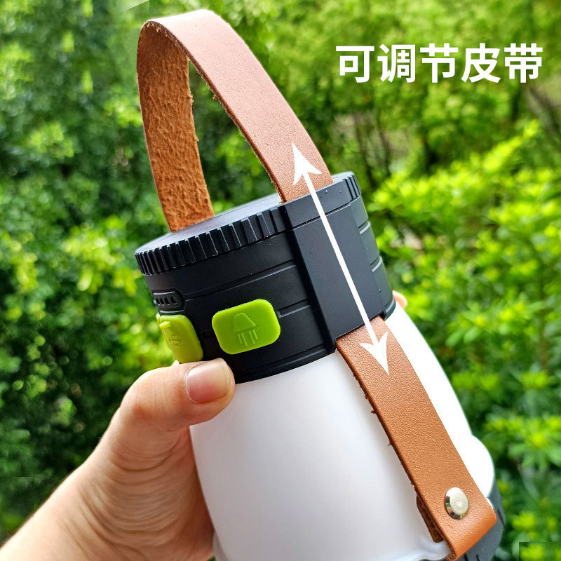 New T40 portable lamp outdoor multi-function Searchlight multi-light source charging tent lamp RGB colorful lantern