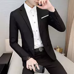2026 Casual Suit for Men, Three-Piece Groomsmen Set, Men's Suit Jacket, One-Piece Groomsmen Outfit