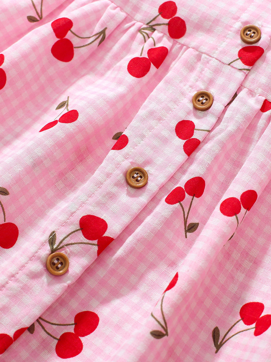 Girls' Dress, Summer Cotton Kids' Princess Dress, Cute Baby Girls' Casual Skirt