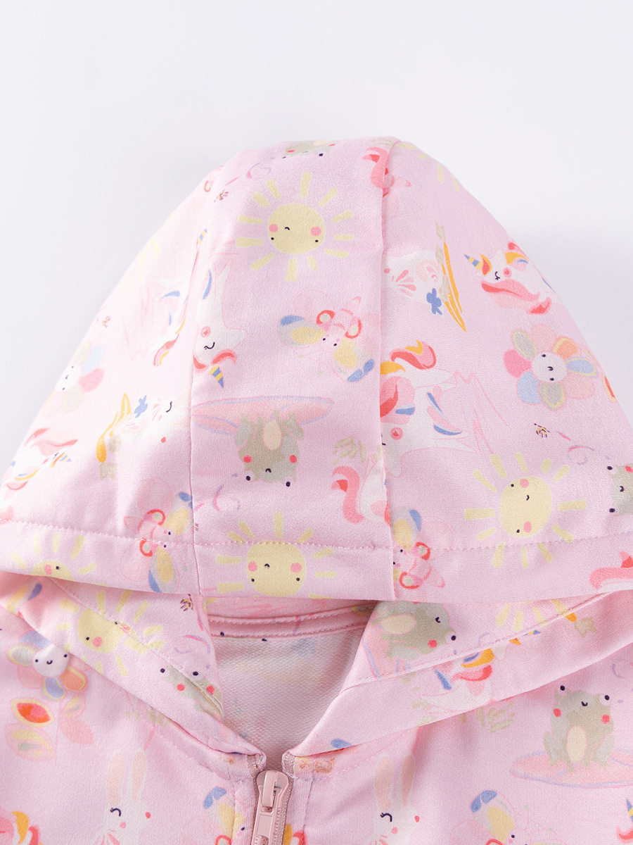 Quelle-Fabrik Kinderkleidung Großhandel, Herbst-Kapuzen-Mädchen-Hoodie, Stil-Kinder-Mantel