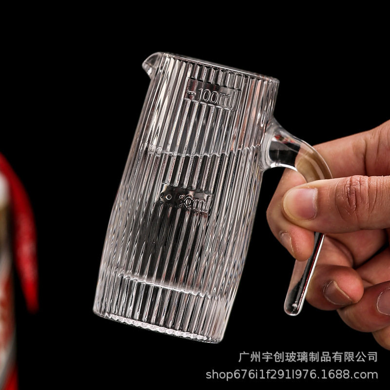 Liquor Decanter, Wine Cup, Wine Pot, High-End Wine Glass, Thickened Glass Pot, Suitable for Restaurants and Home Use