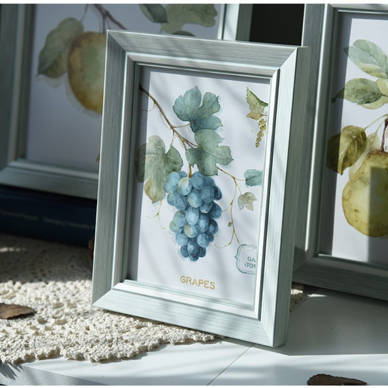 Nordic style bedside photo frame 6 inch 7 inch 8 inch A4A3 landscape photo wall photo frame set table foreign trade wholesale