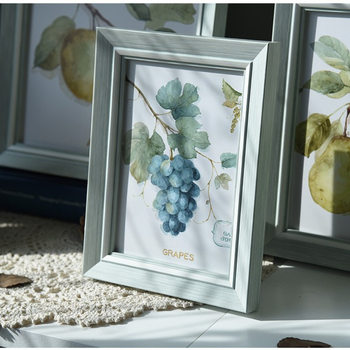 Nordic style bedside photo frame 6 inch 7 inch 8 inch A4A3 landscape photo wall photo frame set table foreign trade wholesale