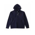 Zipper sweatshirt navy-red label