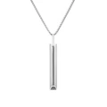 Steel color cap head whistle