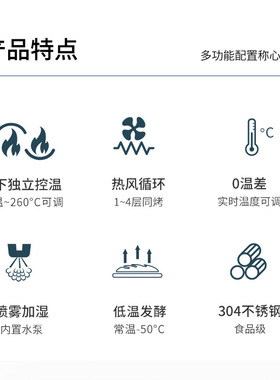 UKOEO高比克80S商用电烤箱风炉平炉二合一私房烘焙大容量家用月饼