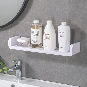No Punching Bathroom Storage Rack Bathroom Moisture-Proof Rack Bathroom Waterproof Shelf Plastic Storage Organizer Rack