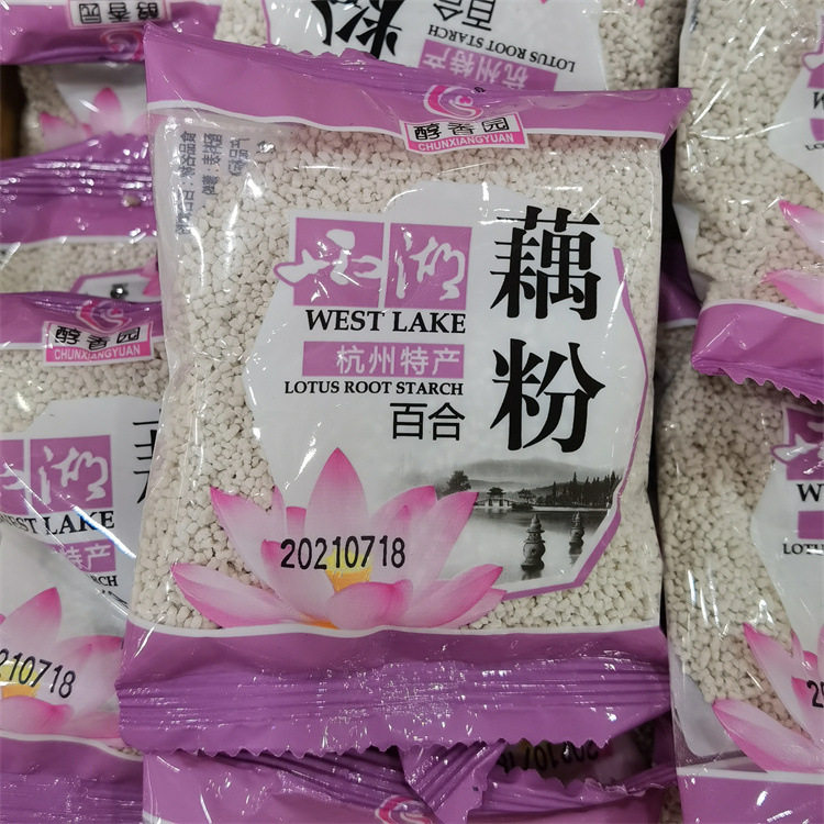 Multi-province postage mellow garden west lake sucrose-free osmanthus lotus root starch 5 flavors for selection independent small bag weighing a bag of 2.50kg