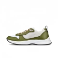 Khaki green leather