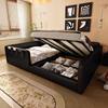 Spliced ​​Second Child Simple Family Parent-Child Oversized Family of Three or Four Multifunctional Modern Leather Storage Tatami