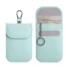 Litchi Pattern Car Key Case Signal Shielding Car Key Protector Women's Advanced Sense Car Key Case