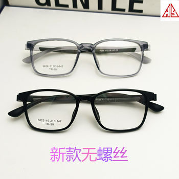 Danyang 23 New Internet Celebrity myopia glasses frame without screws for students college entrance examination prison without metal TR90 glasses frame