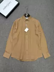BC Men's High-End Linen Old Money Style Casual Business Long Sleeve Shirt Comfortable Soft Lightweight Silk