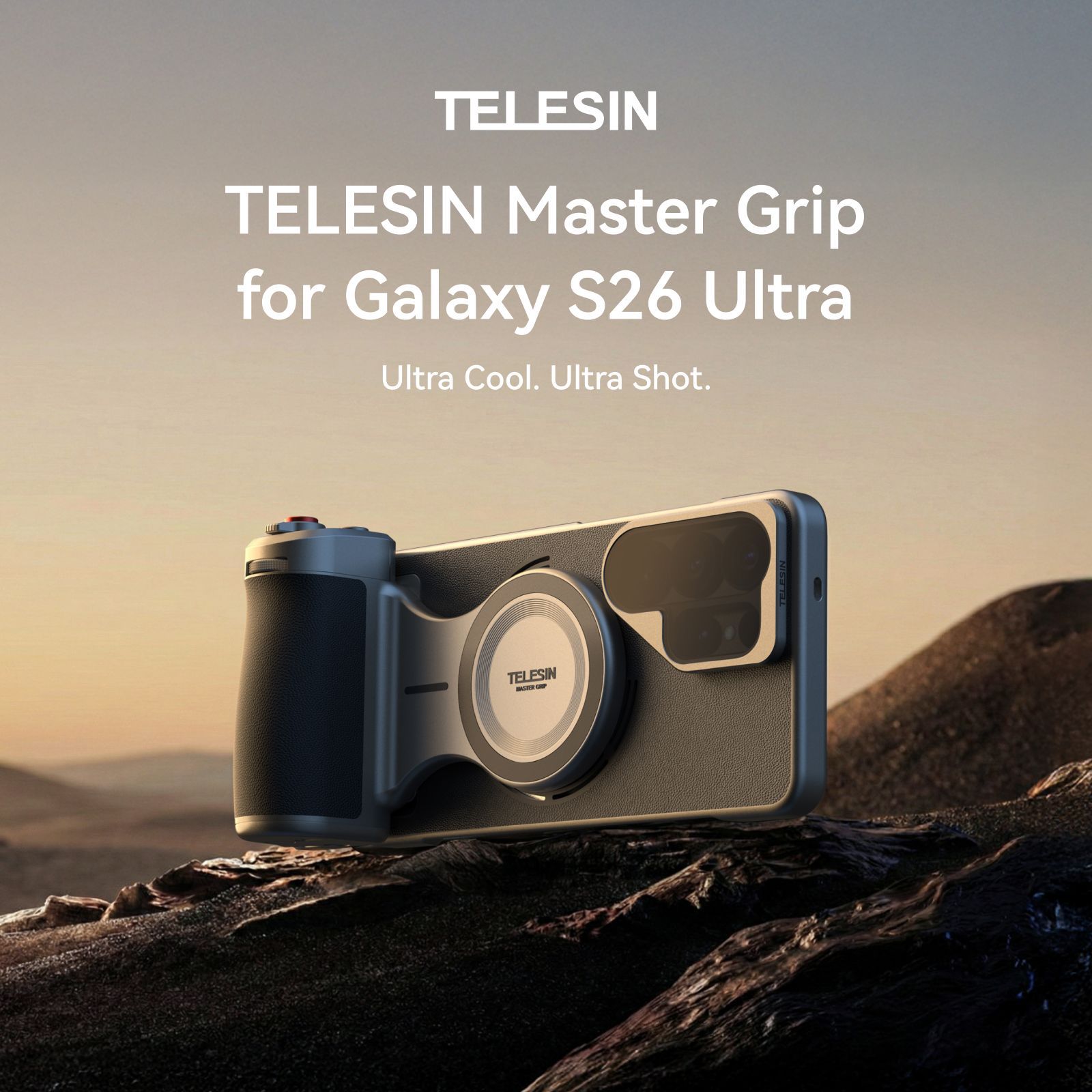 泰迅Telesin 大师手机影像摄影套装适用三星 S26 ultra手机助拍器