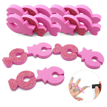 New Toe Separator Eva Pink Special-Shaped Finger Separator Nail Polish Artifact Manicure Tool Toe Separator Isolator