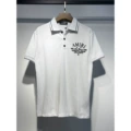 5129 embroidered polo white