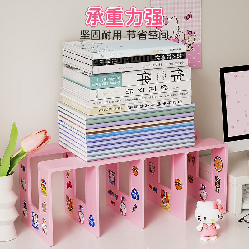 Bookend Bookshelf Anti-Tip Reading Stand Desktop Divider Fixed Organizer Desk Storage Student-Specific Vertical Type