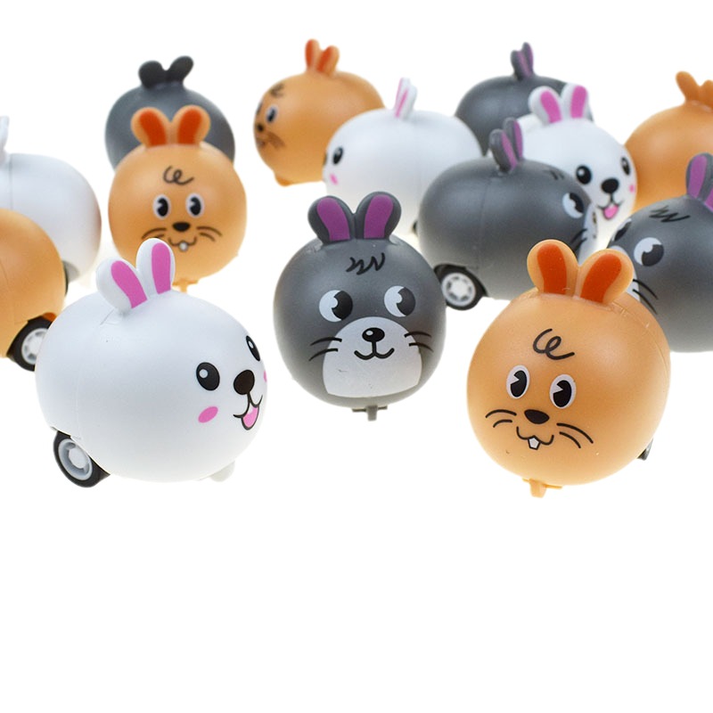 创意回力食玩迷你会跑的甜甜圈车扭蛋新奇玩具口袋车子