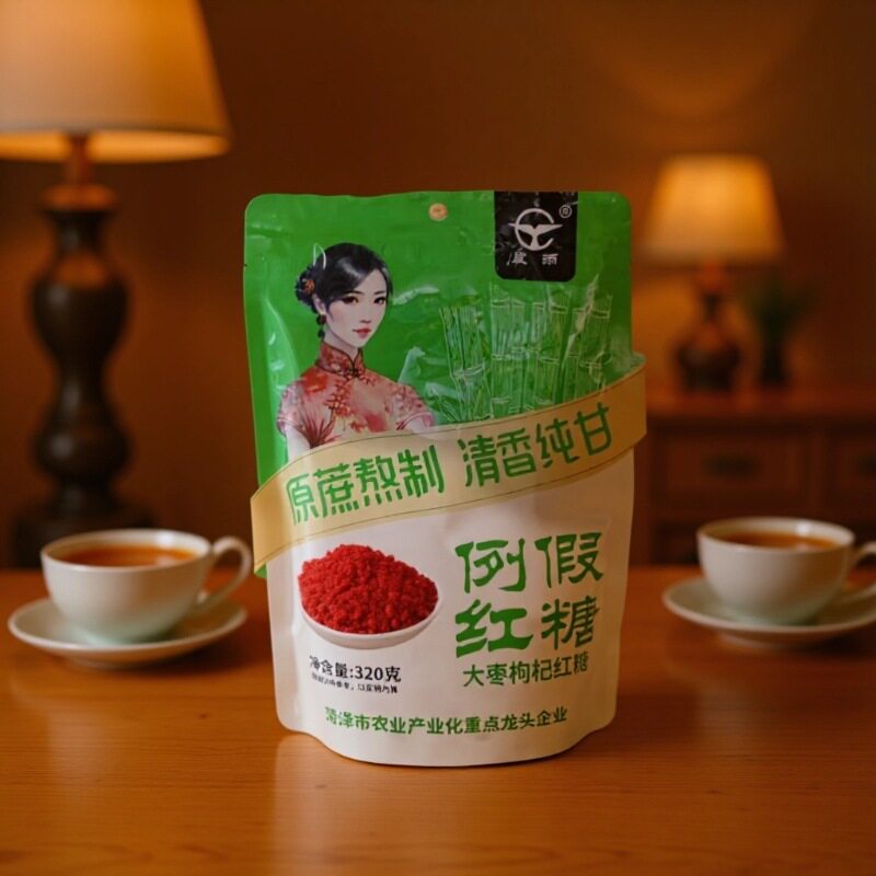 Traditional Handmade Brown Sugar 320g, Old-Fashioned Brown Sugar Ginger Tea for Menstrual Issues, Cold Body, and Poor Circulation, Suitable for Light Menstrual Flow