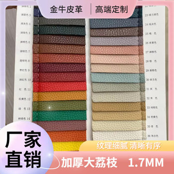 Wholesale 1.7 Large Pebbled Leather Thick Leather Pvc Imitation Cotton Velvet Bottom Fabric Women's Bag Handbag Floor Mat Leather Placemat Leather