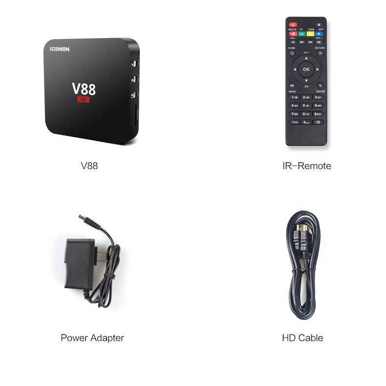 V88 Xqpro Tv Box High-Definition 4K Set-Top Box 5g Wifi Android 10.1 Tv Box Stable Quality Wholesale