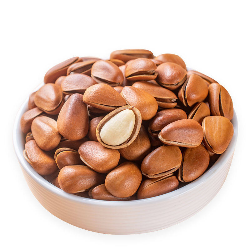 One Piece Drop Shipping Large Capsules Northeast Open Red Pine Nuts with Can 500g Casual Snacks Nuts Specialty Roasted Seeds and Nuts Wholesale