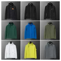 Authentic Cross-Border Autumn and Winter Hooded Jacket, Windbreaker, Fashionable Outerwear for Men and Women, European and American Style, in Stock for Export
