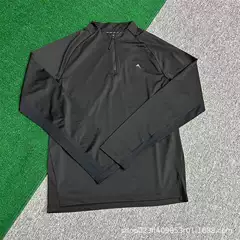 Men's Half-Zip Training Shirt Quick-Dry Long Sleeve Sports Tee for Cycling Running Athletic Top