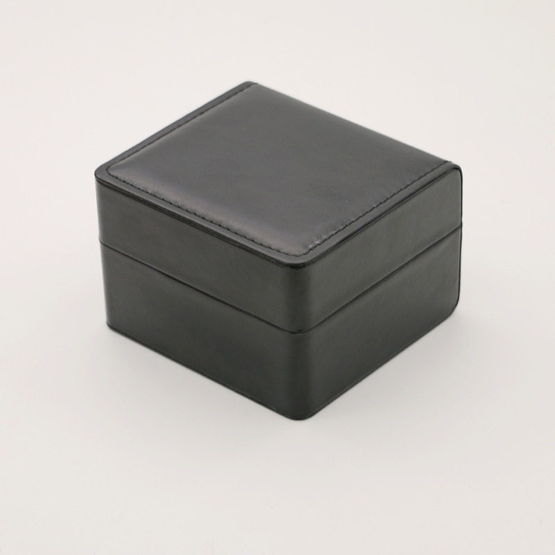 Fashionable Flip-Top Rounded Corner Watch Box, Pull-String Pu Leather Watch Case, Single Watch Storage Box, Display Packaging Watch Box