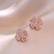 Серьги из розового золота E0128