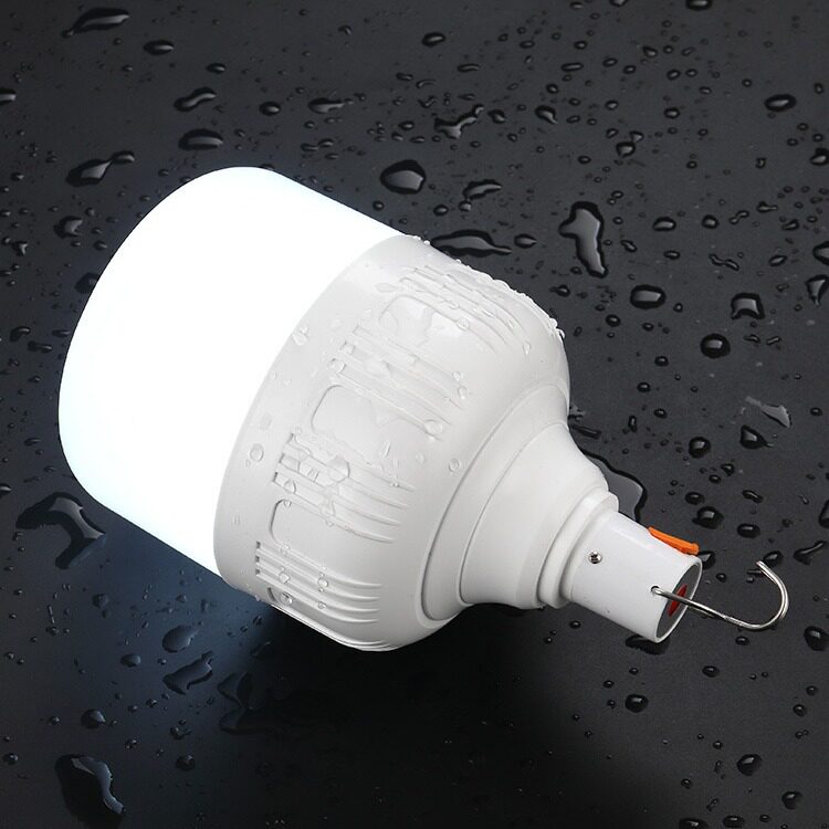 Small wood purchase cross-border led outdoor bulb camping stall usb charging bulb full power charging wholesale