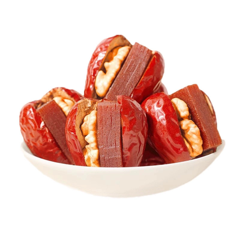 Original Flavor Hawthorn Snacks with Dates and Walnuts, Individually Packaged Hawthorn Snacks with Dates from Hotan